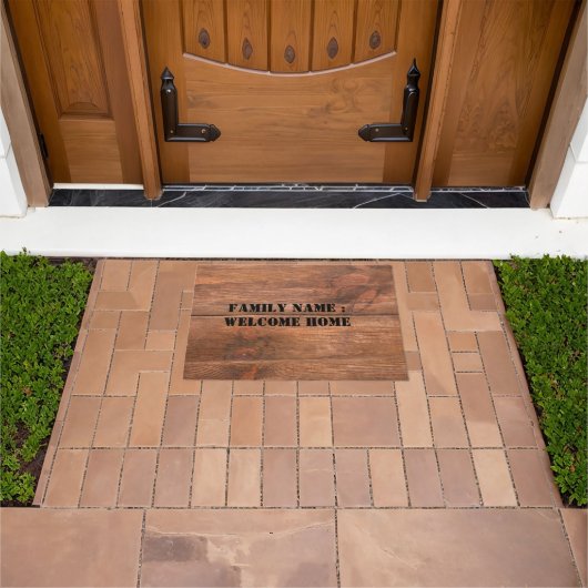 Welkom thuis buiten de deurmat van de voorkant (Buiten)