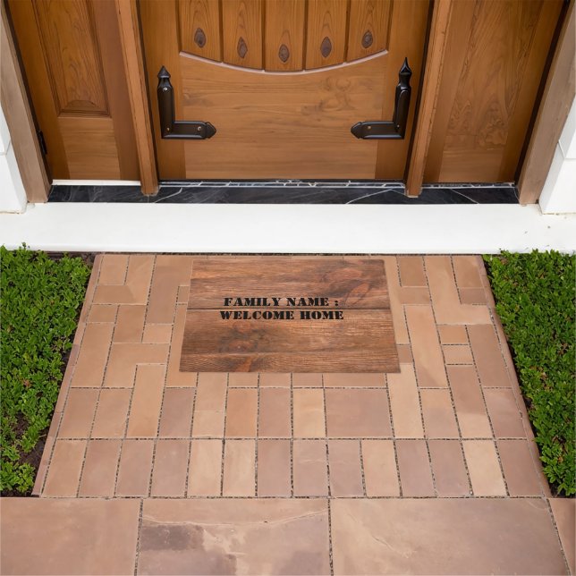 Welkom thuis buiten de deurmat van de voorkant (Buiten)