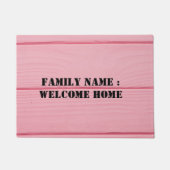 Welkom thuis buiten de deurmat van de voorkant (Voorkant)