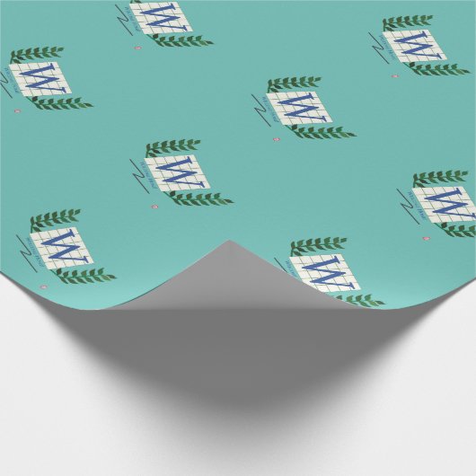 Welkom thuis cadeaupapier (Hoek)