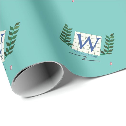 Welkom thuis cadeaupapier (Rol Hoek)