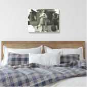 Welkom thuis | Canvas Afdruk (Insitu (Slaapkamer))