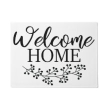 Welkom thuis deurmat huis groet porch deur