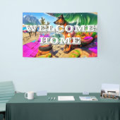Welkom thuis, Duits Shepherd Dog Spandoek (Beurs)