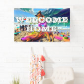 Welkom thuis, Duits Shepherd Dog Spandoek (Insitu)