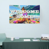 Welkom thuis, Duits Shepherd Dog Spandoek (Beurs)