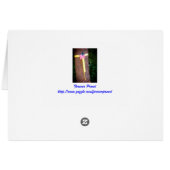 Welkom thuis en bedankt militair Wenskaart (Achterkant Horizontaal)