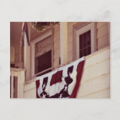 Welkom thuis en dank je - Patriottische voortuin Briefkaart (Voorkant)