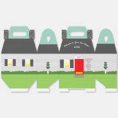 Welkom thuis Gepersonaliseerde housewarming Bedankdoosjes (Ongevouwen)