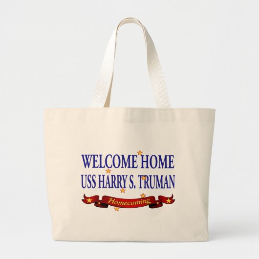 Welkom thuis, Harry S. Truman Grote Tote Bag (Voorkant)