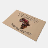 Welkom thuis in Afrika Hakuna Matata Deurmat (Schuin)