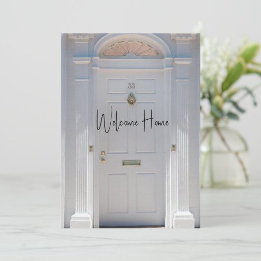 Welkom Thuis Kaart (Staand voorkant)