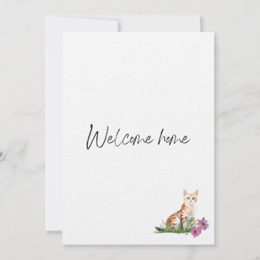 Welkom thuis kaart (Achterkant)