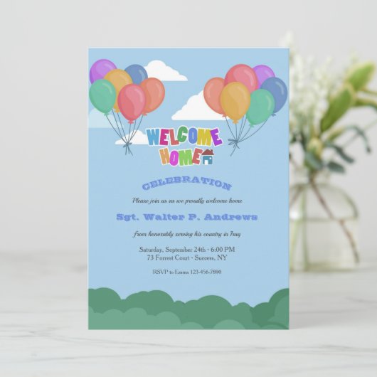 Welkom thuis kaart (Staand voorkant)