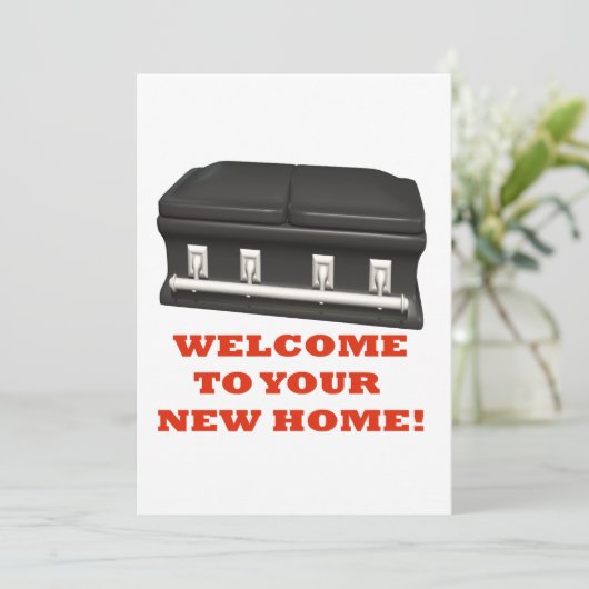 Welkom thuis kaart (Staand voorkant)