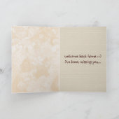 Welkom Thuis Kattenkaart Kaart (Binnen)