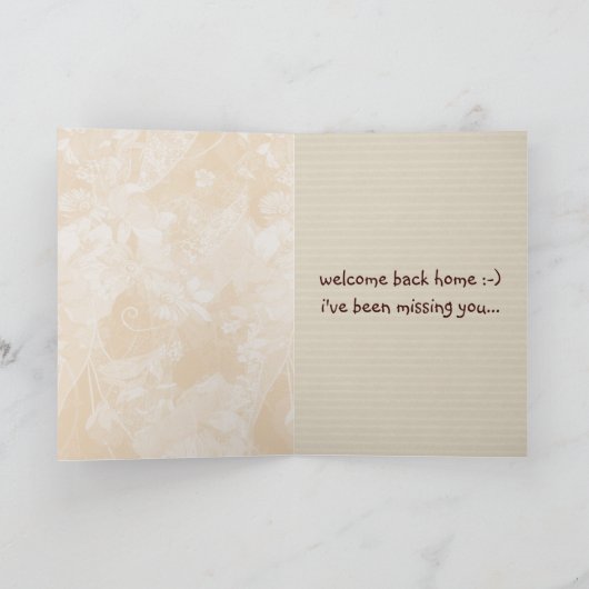 Welkom Thuis Kattenkaart Kaart (Binnen)