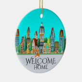 Welkom thuis keramisch ornament (Rechts)