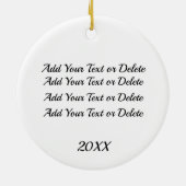 Welkom thuis keramisch ornament (Achterkant)