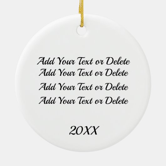 Welkom thuis keramisch ornament (Achterkant)