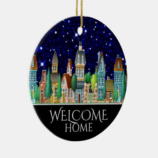 Welkom thuis keramisch ornament (Rechts)