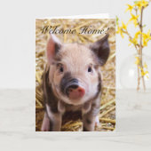 Welkom thuis Knorretje wenskaart Kaart (Gele Bloem)