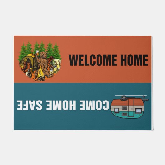 Welkom thuis Kom thuis Veilige campagne Deurmat (Voorkant)
