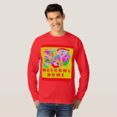 Welkom thuis kunst puzzel logo design t-shirt (Voorkant volledig)