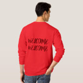 Welkom thuis kunst puzzel logo design t-shirt (Achterkant volledig)