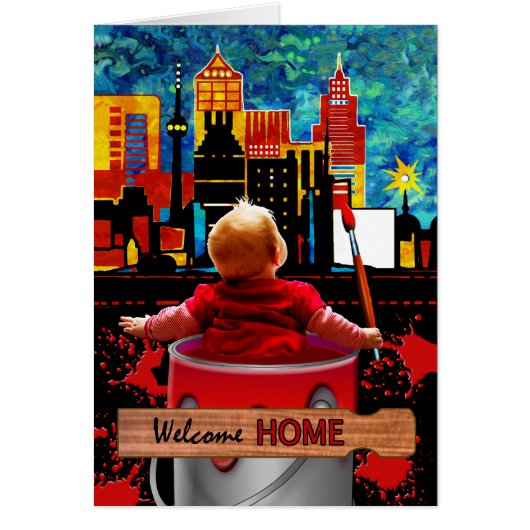 Welkom thuis, laten we de Kaart van het stadje ver (Voorkant)