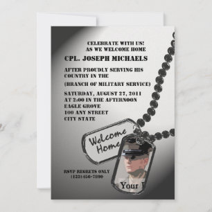 Welkom thuis/leger kaart