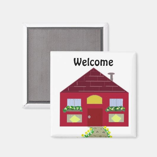 Welkom thuis magneet (Voorkant / Achterkant)