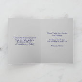 Welkom thuis, marinier bedankkaart (Binnen)