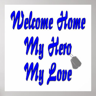 Welkom thuis mijn Hero my Love Poster