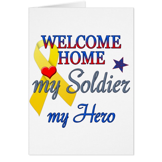 Welkom thuis Mijn soldaat Mijn Hero (Voorkant)