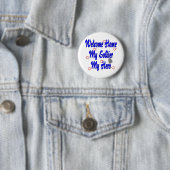 Welkom thuis Mijn soldaat Mijn Hero Ronde Button 5,7 Cm (In situ)