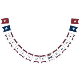 Welkom Thuis Militair Bunting Banner