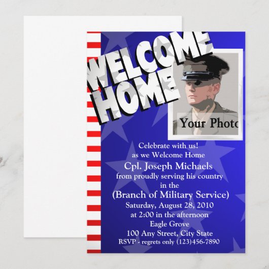 Welkom thuis / Militair Kaart (Voorkant / Achterkant)