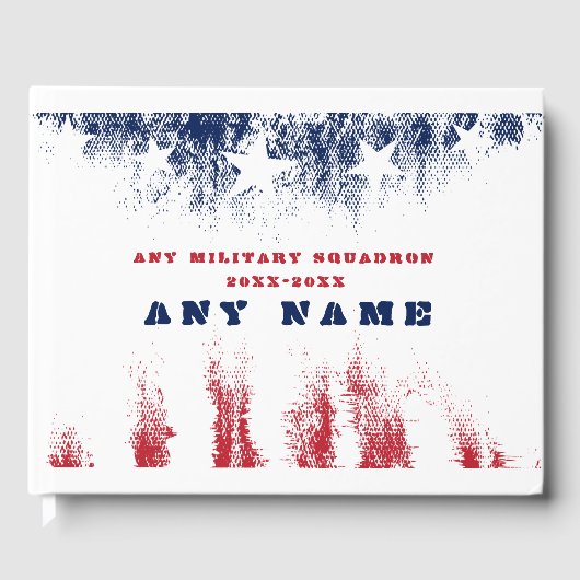 Welkom thuis militair veteraan Squadron Gastenboek (Voorkant)