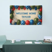 Welkom Thuis Militaire Banner – Aangepaste Camoufl (Beurs)
