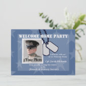 Welkom thuis / Militaire hond Tags Kaart (Staand voorkant)