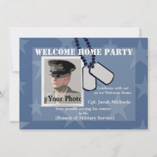 Welkom thuis / Militaire hond Tags Kaart