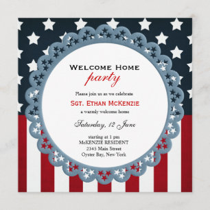 Welkom thuis Militaire Partij Kaart