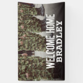 Welkom thuis | Militaire soldaat Spandoek (Verticaal)