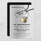 Welkom thuis/militaire uitnodiging (Voorkant / Achterkant)