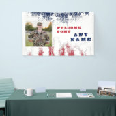 Welkom thuis militaire veteraan foto spandoek (Beurs)