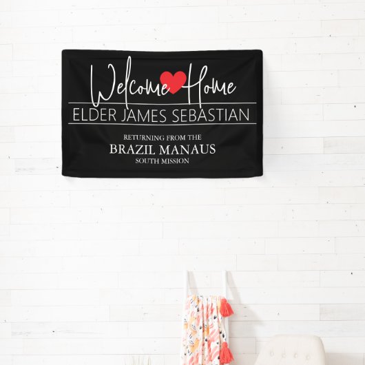 Welkom thuis Missionary Banner (Insitu)