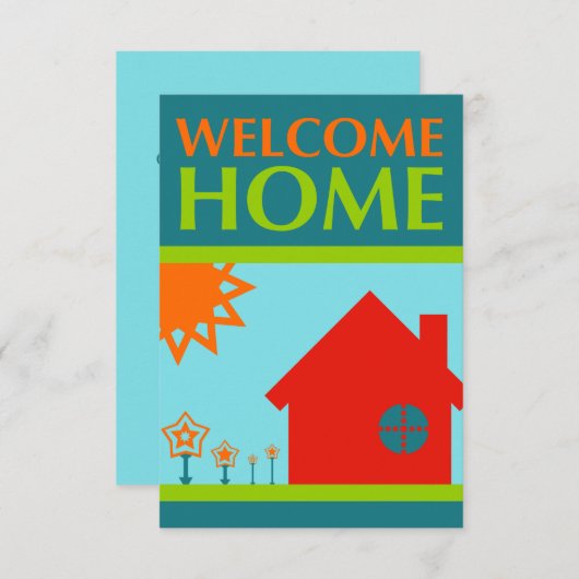 welkom thuis ( mod crayola ) kaart (Voorkant / Achterkant)