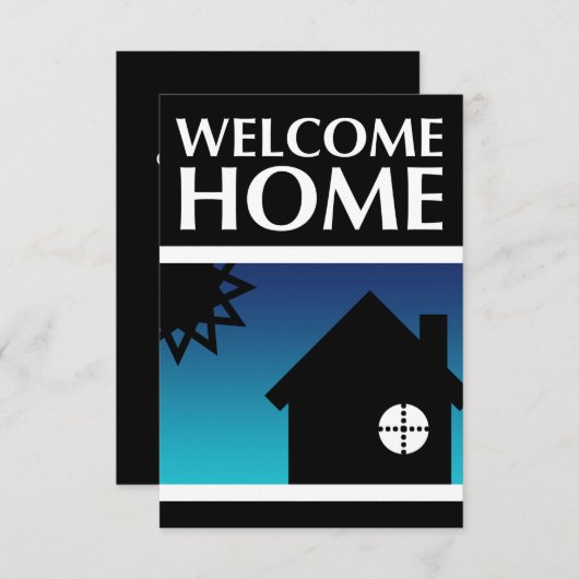 welkom thuis ( mod sunset ) kaart (Voorkant / Achterkant)