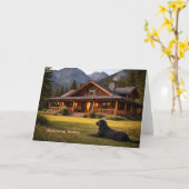 Welkom thuis nieuw huis kaart (Gele Bloem)